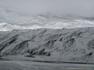 Image of mountain slopes covered with snow at Volcan Llaima.
